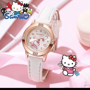 Hello Kitty Pink and White Watch